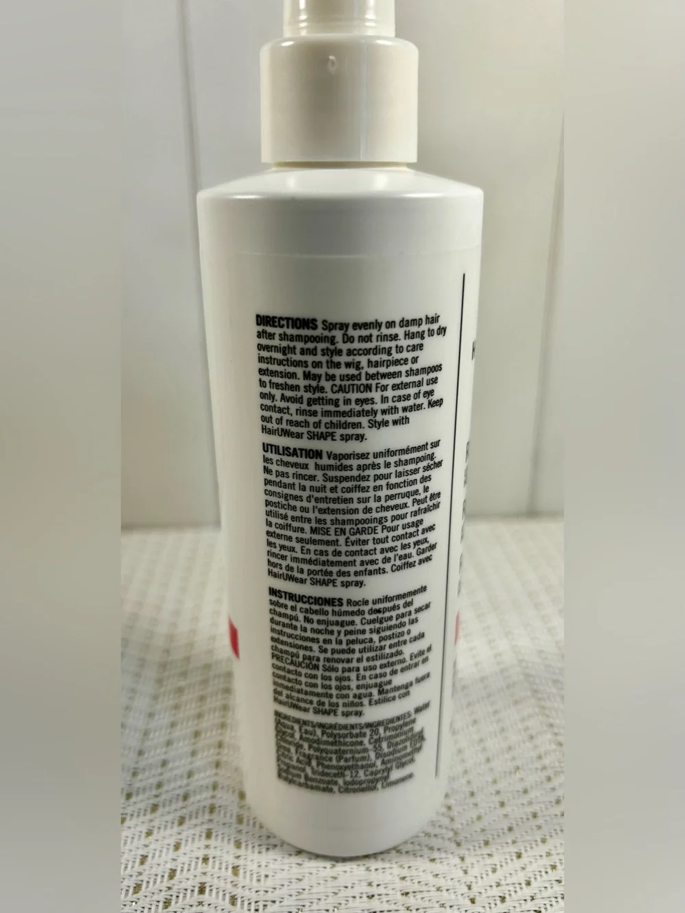 Hairuwear Restore Leave-In Conditioner & Heat Styling Protector Wig Care